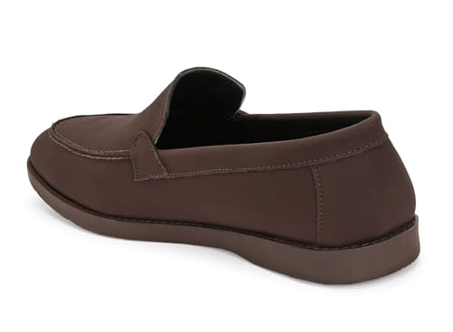 Image of MACTREE Suede Penny Loafers for Men