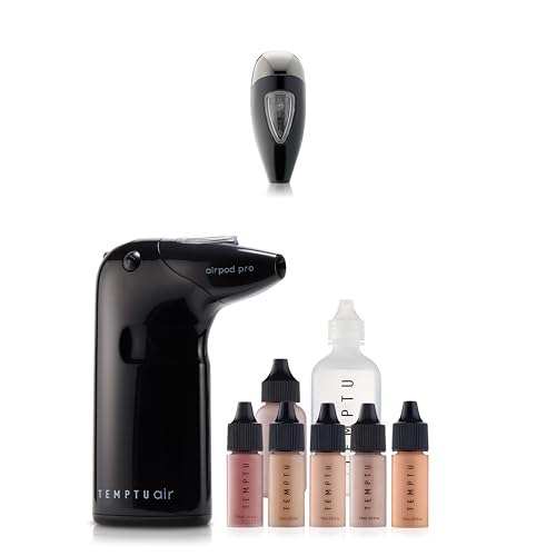 TEMPTU Air Intro Airbrush Makeup Kit in Fair to Light & Airpod Pro Cartridge Bundle