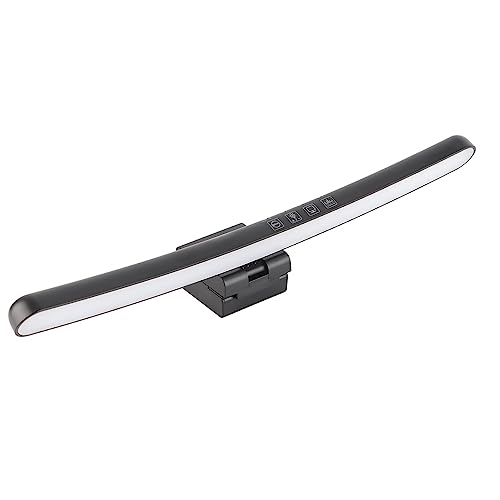 Lámpara de monitor curvada con barra de luz asimétrica táctil 5V para oficina