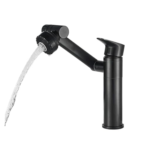 ユニバーサル 360 度回転蛇口ロボットアームスイベル延長洗面器の蛇口浴室エアレーターホットとコールド蛇口 2 モード 取り付け簡単