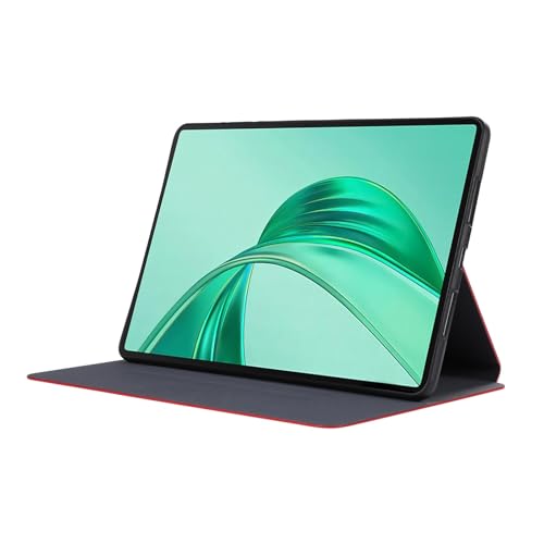 Étui Honor Pad X8A 11 pouces 2024 housse fine rouge avec support multi-angle