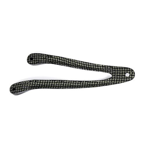 Soporte de escape para BMW S1000RR en fibra de carbono real 3K premium para motos de carreras