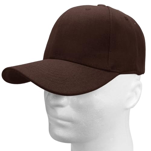 Image of Falari Wholesale Bulk Lot 12-Pack Baseball Cap Adjustable Size Plain Blank Solid Color