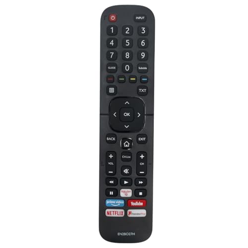 ALLIMITY Telecomando Sostituzione Compatibile con Hisense 4K UHD HDR Smart TV 65AE7000F 75AE7000F 70AE7000F 58AE7000F 43AE7000F 43AE7000FTUK 50AE7000FTUK 55AE7000FTUK 65AE7000FTUK EN2BO27H