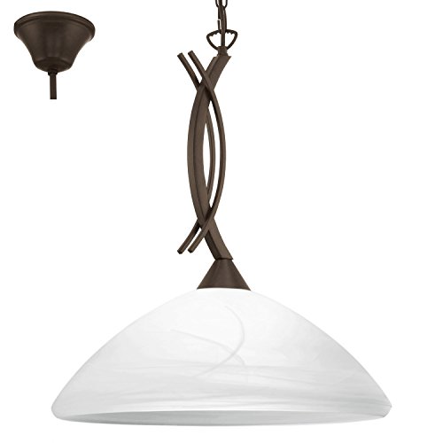 Preisvergleich Produktbild EGLO VINOVO Hängeleuchte, Stahl, E27, 60 W, dunkelbraun