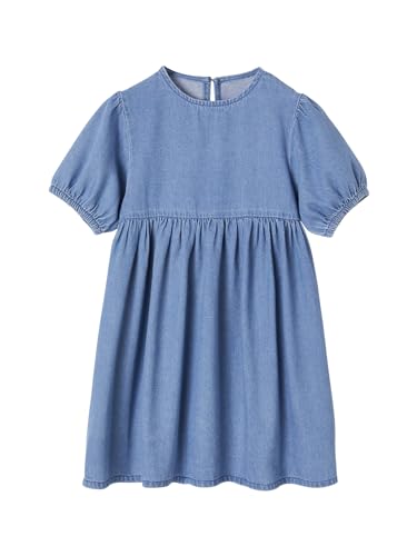 Vertbaudet Mädchen Jeanskleid Blue Stone 140
