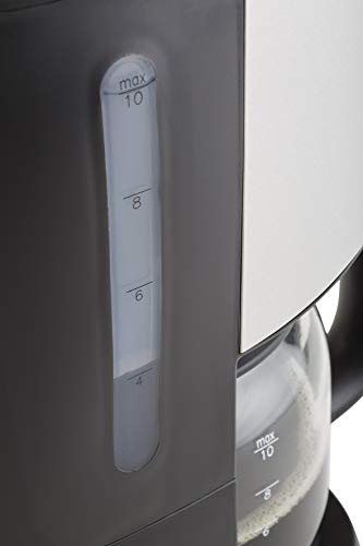 Korona 10252 - Cafetera (Independiente, Cafetera de filtro, 1,25 L, Negro, Plata) - Imagen 5