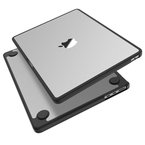 Image of Soonjet for MacBook Air 13 inch Case M5 M4 M3 M2 2026-2022 Clear Cover 13.6
