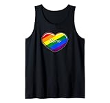 Photo Gallery lgbt pride heart - nome "nora" rainbow hearts love canotta Photo Gallery lgbt pride heart - nome "nora" rainbow hearts love canotta