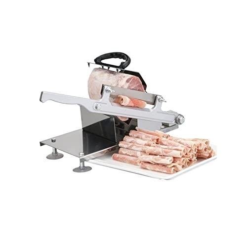 Cortadora manual de carne, cortadora de carne congelada, máquina para cortar verduras para uso en la cocina, cortadora de carne de res, cordero, rollos, láminas, tocino, queso, turrón, charcutería,
