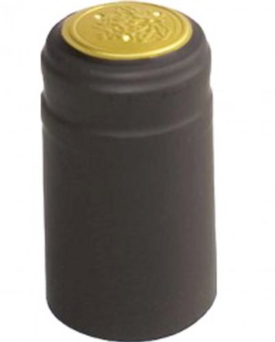 30 Black PVC Shrink Capsules