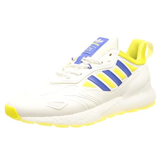 Las mejores zapatillas adidas ZX 750 8 adidas ZX 2k Boost 2.0, Zapatillas de Gimnasio Hombre, FTWR White, 43 1/3 EU