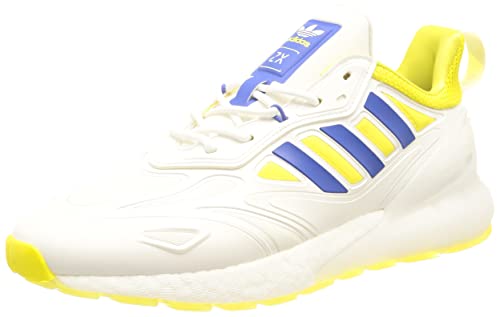 Tomaia in mesh adidas ZX 2K Boost 2.0, Scarpe da Ginnastica Uomo, Ftwr White, 40 EU