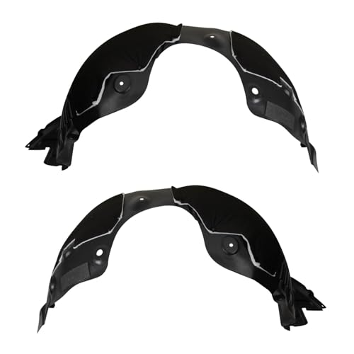 Image of TRQ Front Driver and Passenger Side Inner Fender Liner Set Compatible with 2013-2016 Hyundai Santa Fe