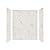 Transolid EWK603672-41 Expressions 3-Panel Shower Wall Kit, 36-in L x 60-in W x 72-in H, Bianca