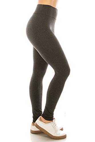 Image of Leggings Depot High Waisted Leggings for Women Buttery Smooth & Soft Women's Solid Yoga - Reg, Plus, 1X3X, 3X5X