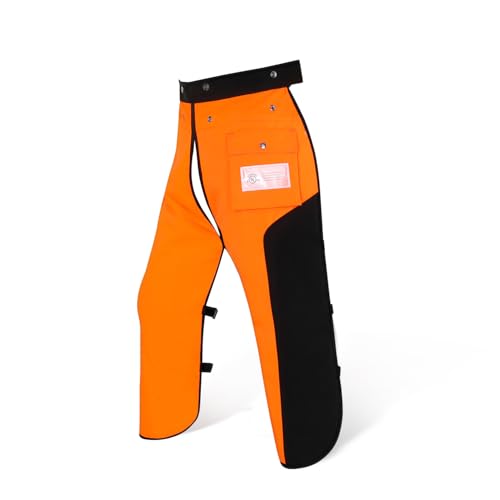 Chainsaw Chaps Apron Wrap 8-layer for Men/Women Loggers Forest Workers Protective Chain Saw Pants Adjustable