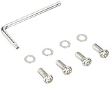 SEIKOSANGYO CO.,LTD. EX-144 License Plate Bolt 5 Star Special Pattern Shape Anti-Theft Lock Key Secu