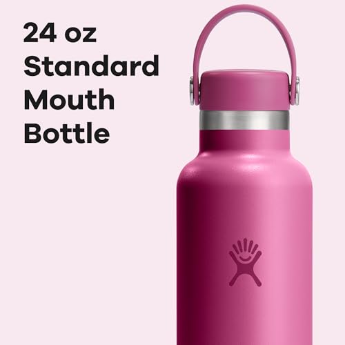 Image of Hydro Flask Water Bottle - Insulated Stainless Steel - Non Spill, Leakproof in 24 Oz Reef Pink