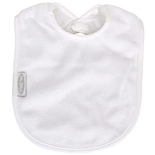 Bavoir polaire Silly Billyz blanc protection repas 3 mois