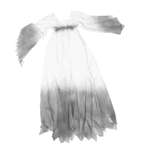 PATKAW Disfraz de Novia Cadáver para Mujer Adulta de Halloween, Vestido Victoriano Gótico de Algodón Detalles Intrincados y Ajuste Versátil para Cosplay y Fiestas
