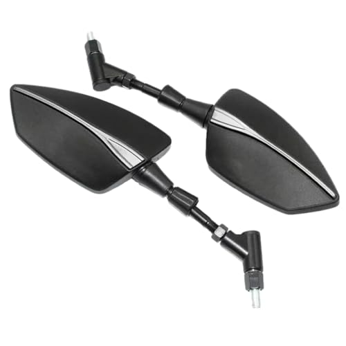 ルボナリエ バイクミラー ユニバーサル 10mm 8mm アダプター付