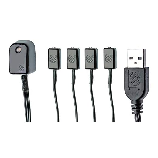 BAFX Products - All-in-One Infrared IR Repeater Kit/Remote Control Extender Cable / 1, 2 or 4 Device Contro (4 Device)