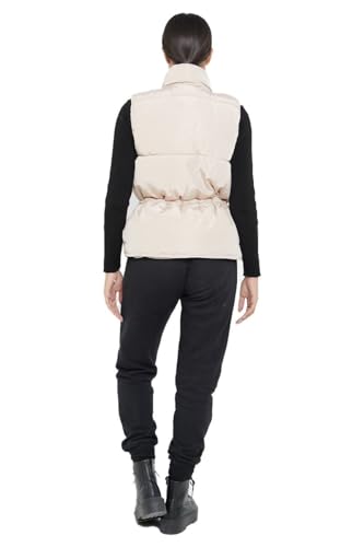 Chaleco acolchado mujer chaqueta acolchada invierno piedra 34-36 2