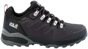 Jack Wolfskin Unisex Refugio Texapore Low W Hiking Shoe, Dark Steel/Purple, 10 US Men | Image 1