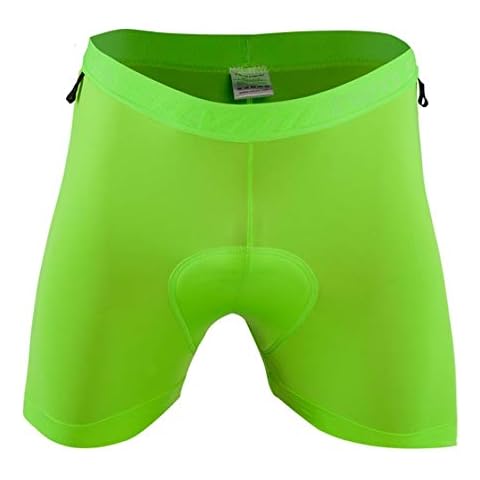 Silvini Men's Inner Pro MTB Liner Shorts with Coolmax Padded Inner Pants, Lightweight and Breathable, Green, M Cover