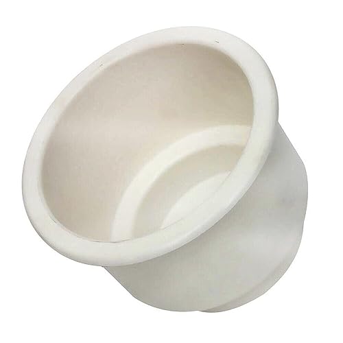 Portavasos plástico blanco para carros 4 unidades miniatura 2