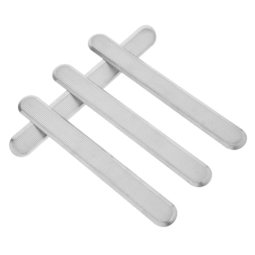 Signalisation pour personnes malvoyantes en dalles acier inoxydable x4