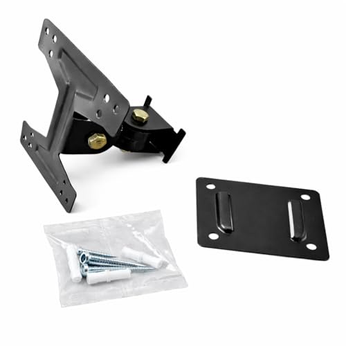 Image of TECHNOQUERY TV Stand Universal Slim Tilt & Swivel Full Motion TV Wall Mount Bracket for 14-26 Inch PC Monitor TFT LCD LED Plasma OLED Flat Curved Screen TVs, VESA 50x50mm 100x100mm 33Lbs