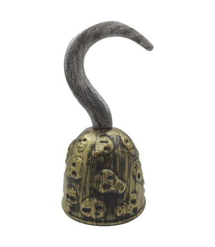 Pirate Hook - Plastic Skull Captain Hook Hand Captain Hook Costume for Women Men Black