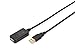Price comparison product image DIGITUS Active USB 2.0 extension cable - Repeater cable - USB A male to USB A female - 5 m - 480 Mbit/s - Plug & Play - Power supply via USB - Black