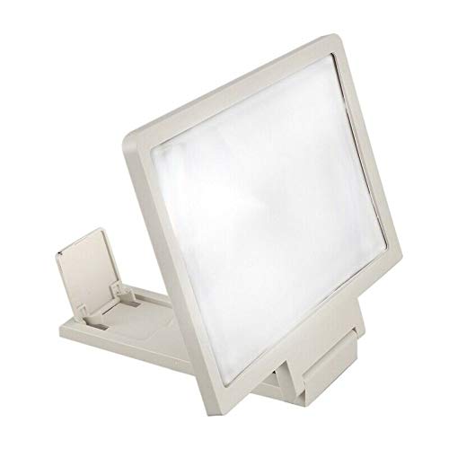 BIG BOOM® 3X(3D Mobile Phone Screen Magnifier HD Video Amplifier for Smart Phones WHI I2W2