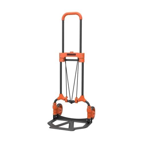 Black+Decker BXWT-H200 - Carretilla de Mano, Color Negro y Naranja