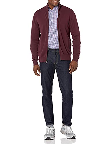 Image of Amazon Essentials Men's Regular-Fit Long-Sleeve Casual Poplin Shirt, Button Front, Business Casual, Collared