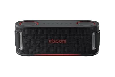 LG xboom Bounce Altavoz Inalámbrico Bluetooth 40W Sonido Sound Boost Resistente al Agua IP67 Autonomía 30h Color de Luces LED Variable Amplia Conectividad