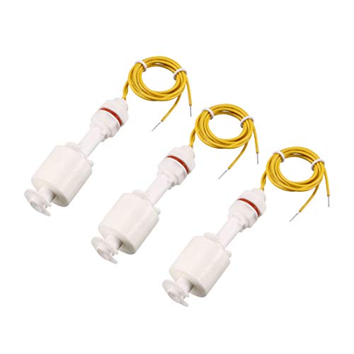 uxcell PP Float Switch for Water Pump Tank Liquid Water Level Sensor M10 Black 3pcs