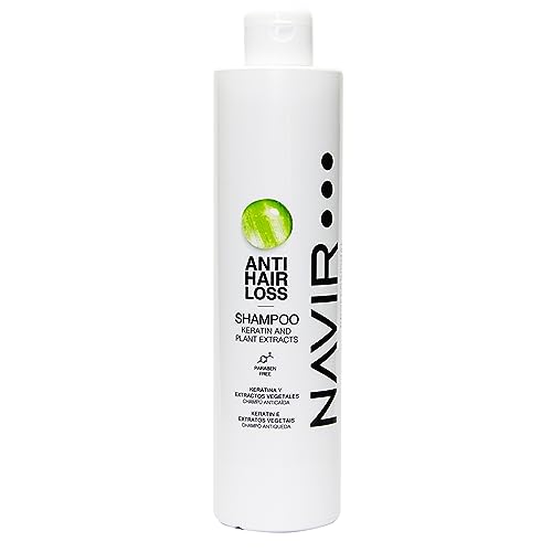 NAVIR Profesional | Champú Anticaida del cabello 500 ml | Mujer y Hombre