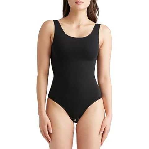 Yummie Women's Maternity Ruby Seamless Everyday Shaping Bodysuit, Black, Small/Medium Cover