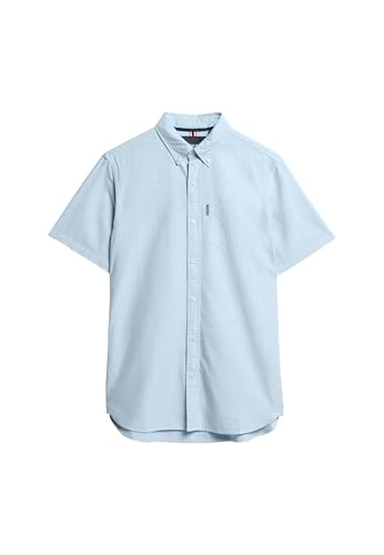 Chemise Oxford S/S Superdry maille tricotée anti-froissement