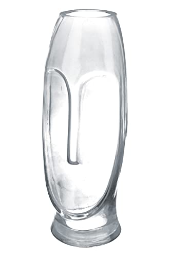 Casablanca Glass Vases, Grey, Height 30 cm, Höhe 30 cm