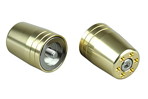 ポッシュ(POSH) ハンドルバーエンド ウルトラヘビーバーエンド カワサキ純正ハンドル M8用 NINJA250 | Z900RS | ZRX1200DAEG 等 シャンパンゴールド 031579-12