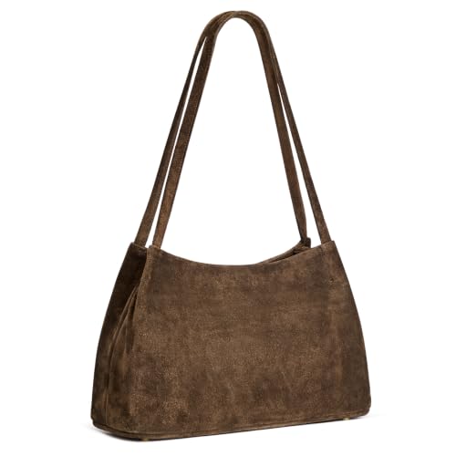 Image of Kattee Genuine Leather Purse and Handbag for Women, Soft Hobo Bag