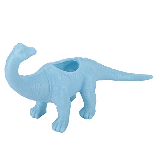 TKSE Blumentopf in Dinosaurierform, Persönlichkeit, Dinosaurier, Tier, Blumentopf, Dino-Töpfe, Vase, Behälter, Kaktus, Sukkulente, Topf, Gartendekoration(Hellblau) Cover