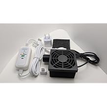 Generic Hose Dryer with Filter Compatible with CPAP and BIPAP Hoses, USB Powered and Nearly Silent. Include Both AC Adapter and Timer, Black