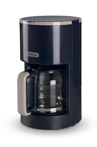 Ariete 1394 Macchina Caffè Filtro Breakfast, Macchina per caffè americano, Capacità 12 tazze, Finestra livello acqua, Indicatore luminoso di accensione, Filtro e portafiltro lavabili, Dispositivo
