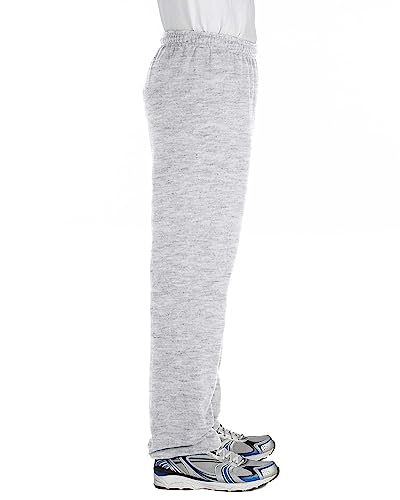Gildan Men's Heavy Blend Elastic Waistband Drawcord Sweatpant, Ash, Large3